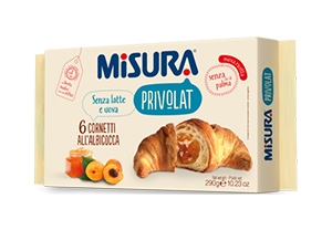 CORNETTI MISURA PRIVOLAT ALBICOCCA