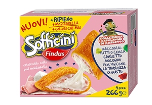 SOFFICINI PROSCIUTTO/MOZZARELLA SURGELATI*