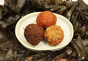 Arancino di Cozze e Radicchio Cotto