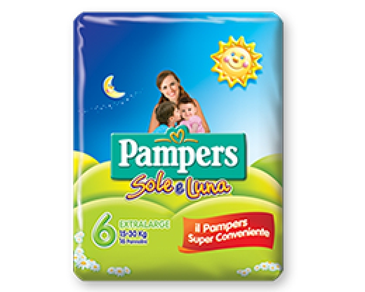 PAMPERS SOLE E LUNA EXTRALARGE