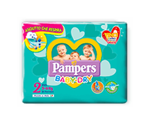 PAMPERS BABY DRY MINI
