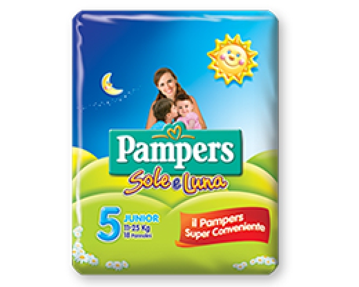 PAMPERS SOLE E LUNA JUNIOR