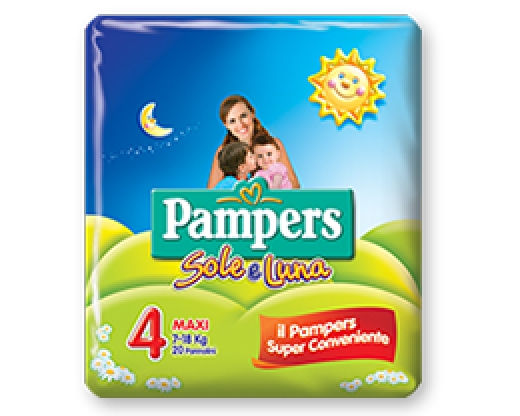 PAMPERS SOLE E LUNA MAXI