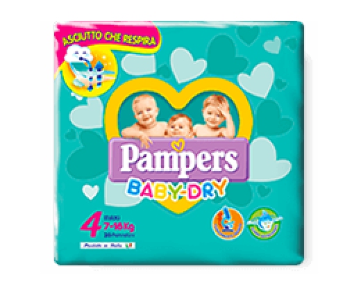 PAMPERS BABY DRY MAXI