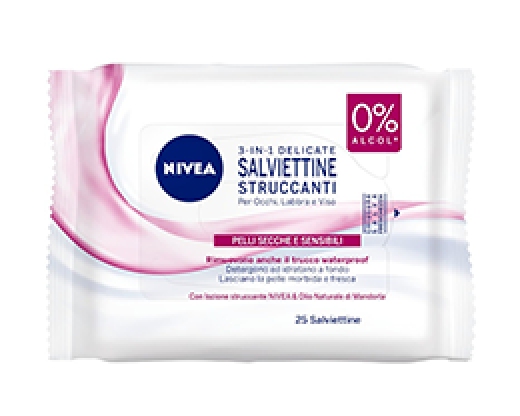SALVIETTINE STRUCCANTI NIVEA DELICATE