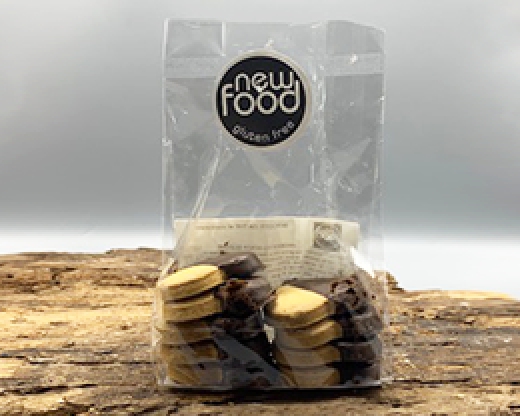 Biscotti di pasta frolla e cioccolato 150 gr - Senza Glutine