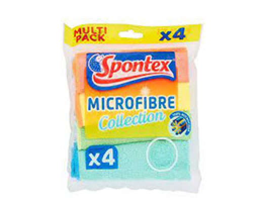 PANNO SPONTEX MICROFIBRA PZ.4