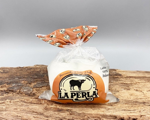 Mozzarella di Bufala Campana D.O.P senza Lattosio ''La Perla del Mediterraneo''