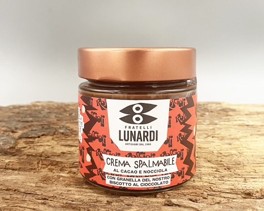Crema spalmabile al cacao e nocciola 200 gr ''Lunardi'' - Roscioli