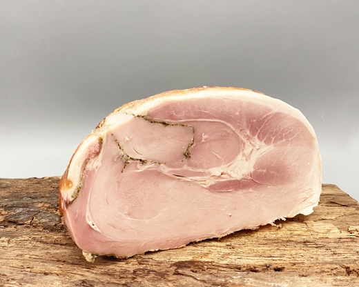 prosciutto cotto alla brace con erbette aromatiche
