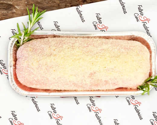 Polpettone ripieno prosciutto cotto e formaggio