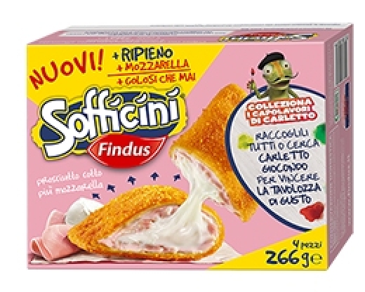 SOFFICINI PROSCIUTTO/MOZZARELLA SURGELATI*